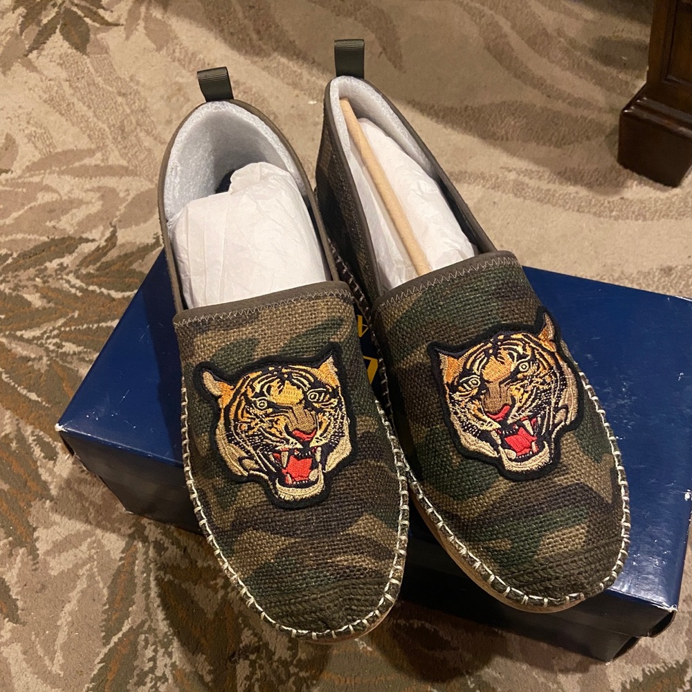 POLO RALPH LAUREN CAMO TIGER PATCH BARRON MEN SIZE 11.5